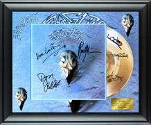 The Eagles Autographed Facsimile Signed Gold Record Award Display