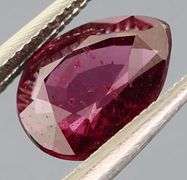 Beautiful 1.71ct untreated top violet pink Rhodolite Garnet