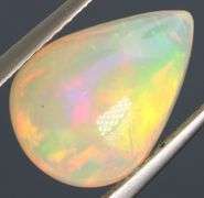 Exciting high fire 3.96ct patchwork patterned Jelly Opal