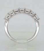 Elegant Emerald Cut Diamond Band