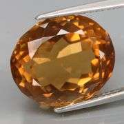 AAA cut color and clarity 12.77ct Brazilian Citrine
