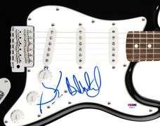 Aerosmith Autographed X2 Guitar Steven Tyler Brad Whitford PSA