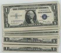 Great lot of 37 AU/CU 1935 Series $1 Silver Certificate notes