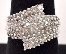 Sparkling 10K Yellow Gold Diamond Ring