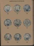 Great Gem BU Collection of 18 diff American Silver Eagles 1986-2003