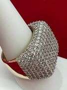 CERTIFIED 14K GOLD AND DIAMOND RING 5.50 CARAT