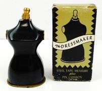 Vintage Figural Dress Form Tape Measure with Box