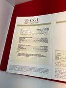 CERTIFIED 14K WHITE GOLD RING WITH WHITE AND PINK DIAMONDS