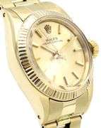 Rolex Oyster Perpetual 6719, 24mm, Champagne Dial, 14K Yellow Gold