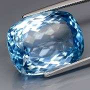 High fire 17.47ct Swiss blue Topaz