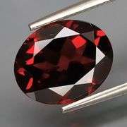 Ravishing 3.16ct cherry red Mozambique Garnet