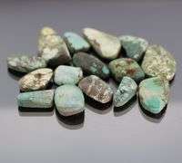 Lovely 181ct Turquoise rough cabochon set