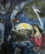 Marc Chagall, Around Her (1945)