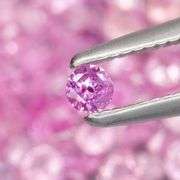 Rare heated only 7.25ct pink Sapphire set