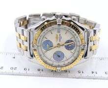Breitling Chronomat 40mm Automatic Watch with White Mop Dial