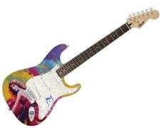 Peter Max Taylor Swift Artist Autographed Custom Graphics Guitar ACOA