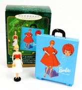 2000 Barbie Silken Flame Christmas Ornaments