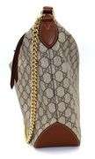 GUCCI, Brown, GG Supreme/Moon Linea A Hobo Shoulder Strap Purse w/ Box & Dust Bag