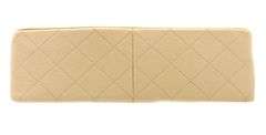 CHANEL  Caviar Quilted in Beige Jumbo Double Flap Handbag w/ Box & Dustbag