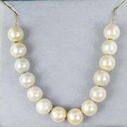 Vintage 14K Gold Add-A-Pearl Necklace