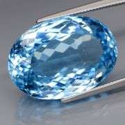 Large 21.88ct top Swiss blue Topaz