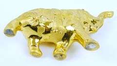 Miniature Weeping Bright Gold Elephant