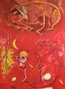 Marc Chagall, At Cock Crow