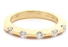 Roberto Coin Classica Parisienne Five Diamond Ring in 18K