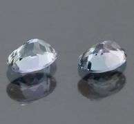 Superb 1.84ct blue violet Tanzanite pair