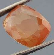 Glorious! 8.97ct color shifting peach and green Andesine