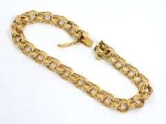 Traditional 14K YG Charm Bracelet