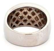 2.55ctw Diamond Multi Row Woven Style Band Ring in 18K