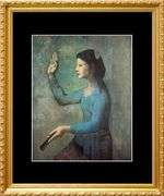 Pablo Picasso, Woman with a Fan  (1907)