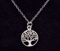 Sterling Silver Tree Of Life Pendant Necklace