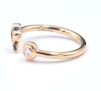Trendy Tiffany & Co 18kt Yellow Gold Paloma Picasso Loving Heart Wire Ring