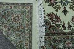 Handmade Silk/Wool Tabriz Design 6x9