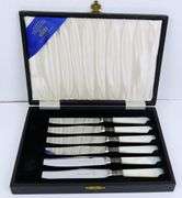 Set of Silver Mercury Glass Candles in Box