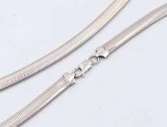 Vintage 925 Sterling Silver Italian Mesh Chain Necklace