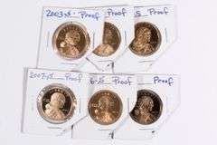 6 Sacagawea Proof Dollars