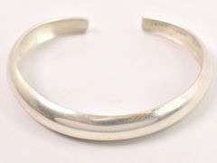 Sterling Silver Domed Cuff Bracelet