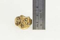 14K Yellow Gold 1930's Chinese A Y Monogram Diamond Ring