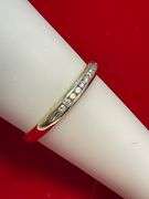 LADIES 14K YELLOW GOLD DIAMOND BAND