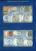 Album of Silver US Proof Sets: 1958-1964
