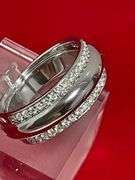 CERTIFIED NEW 18K WHITE GOLD DIAMOND BAND