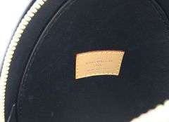 Louis Vuitton EGG bag, Monogram coated & Black leather W/ Box & Card