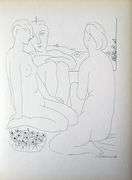 PABLO PICASSO, THREE NUDES SEATED