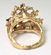 Unusual 1 Carat Champagne Diamond 14K Ring