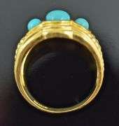 Wonderful 24K Turquoise Ring