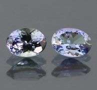 High grade 1.89ct Tanzanite pair