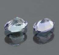 High grade 1.89ct Tanzanite pair
